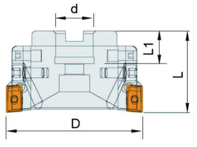 Adjustable aluminum cutter AP90 degree